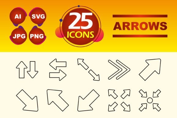 Arrows Graphics for Crafting