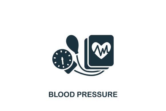 Blood Pressure Icon Graphics for Modern Branding