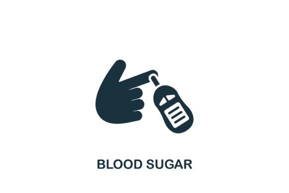 Blood Sugar Icon for Modern Branding