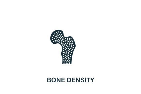 Bone Density Icon Graphics for Digital Sellers