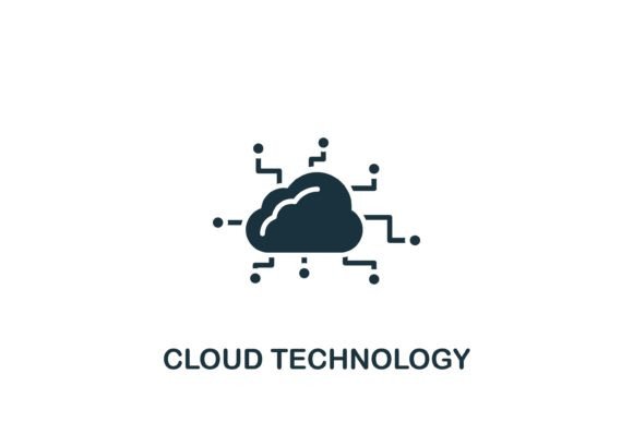 Cloud Technology Graphic for Modern Design