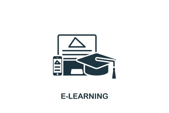E-Learning Icon Graphics for Modern Branding
