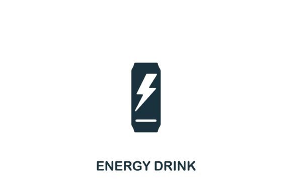 Energy Drink Icon Graphics for Digital Sellers