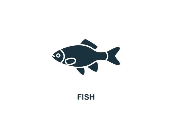 Fish Icon Graphics for Handmade Creators