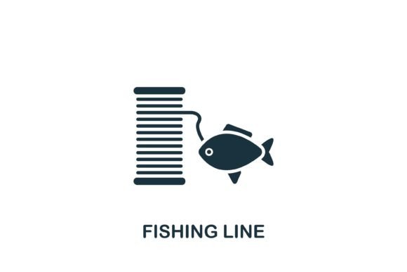 Fishing Line Icon Graphics for Modern Web Design