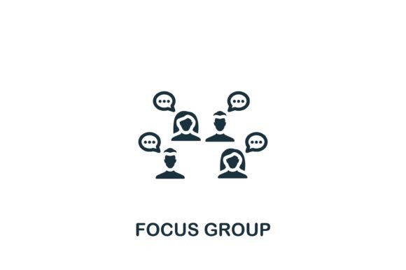 Focus Group Icon: A Versatile Graphic for Digital Sellers