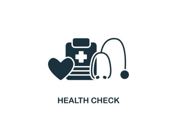 Health Check Icon Graphics for Digital Sellers