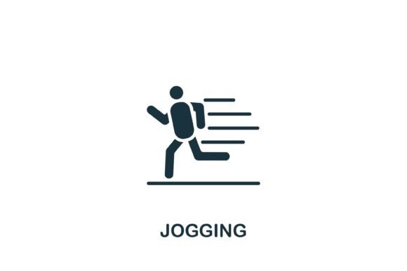 Jogging Icon Graphics for Modern Web Design