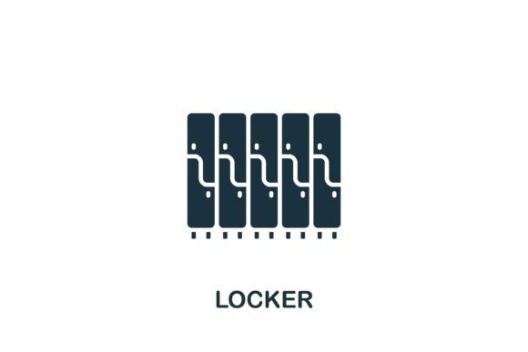 Locker Icon Graphics for Modern Branding