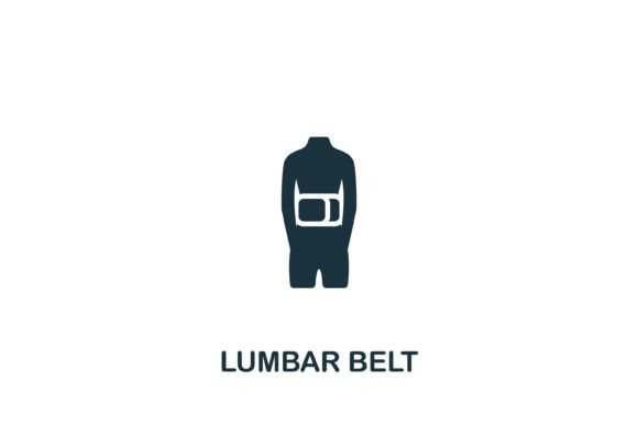 Lumbar Belt Icon Graphics for Modern Design