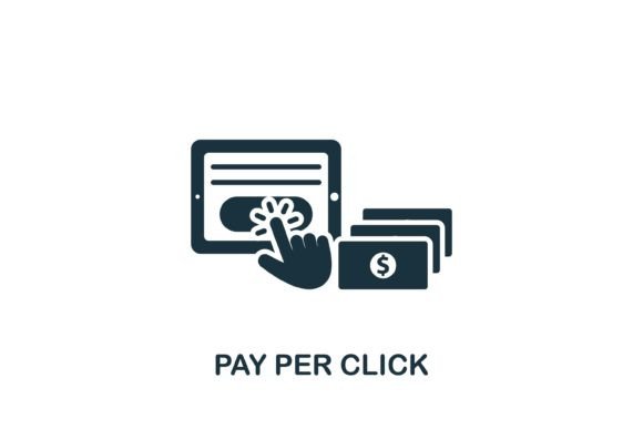 Pay Per Click Icon: A Modern Graphic Design Asset for Local Branding