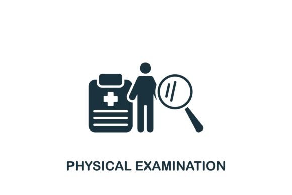 Physical Examination Icon Graphics for Digital Sellers