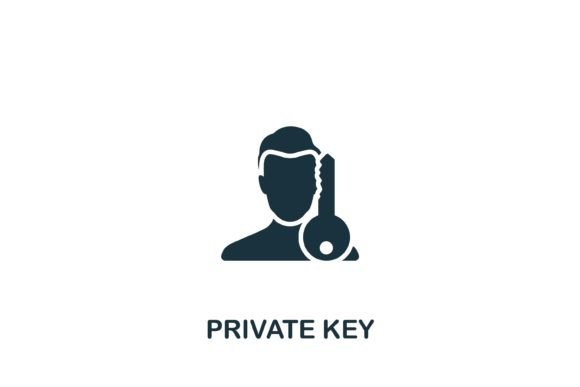 Private Key Icon: A Graphic Asset for Crafters