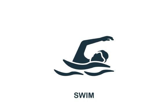 Swim Icon Graphics for Modern Branding