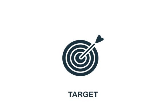 Target Icon Graphics for Modern Branding