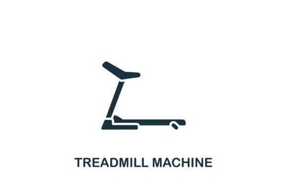 Treadmill Machine Icon Graphics for Crafters