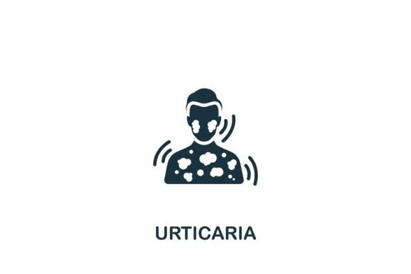 Urticaria Icon Graphics for Modern Content Publishing