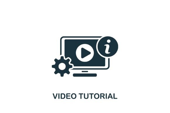 Video Tutorial Icon for Modern Branding