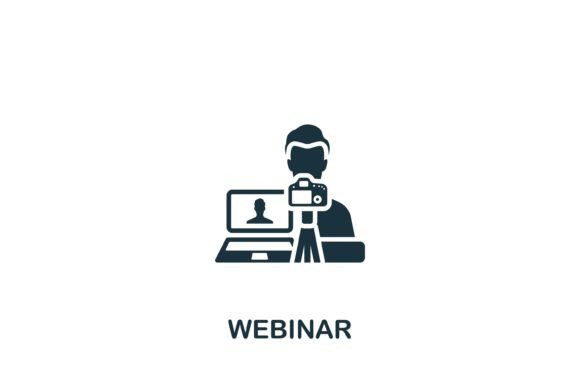 Webinar Icon Graphics for Digital Sellers