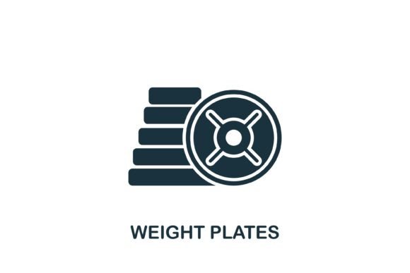 Weight Plates Icon: A Versatile Graphic Asset for Modern Branding