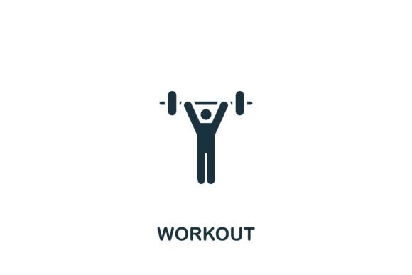 Workout Icon Graphics for Crafting