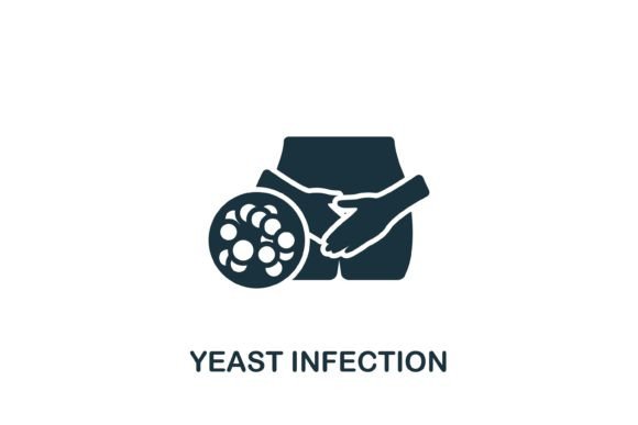 Yeast Infection Icon Graphics for Modern Branding